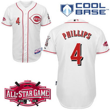 Brandon Phillips Cincinnati Reds white All-Star jersey