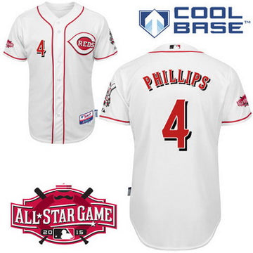 Brandon Phillips Cincinnati Reds white All-Star jersey