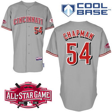 Aroldis Chapman Cincinnati Reds gray All-Star jersey