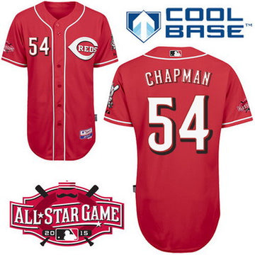 Aroldis Chapman Cincinnati Reds red All-Star jersey