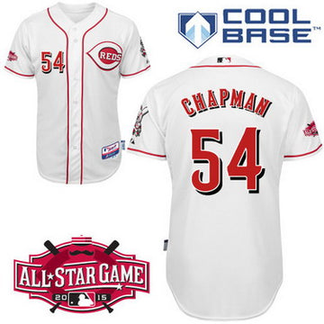 Aroldis Chapman Cincinnati Reds white All-Star jersey