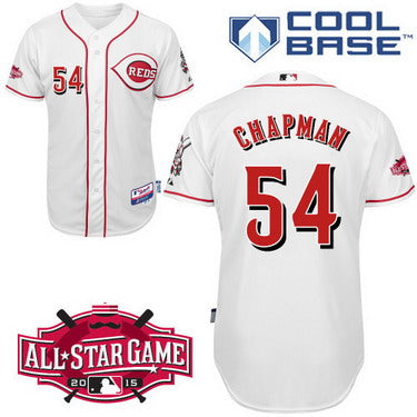 Aroldis Chapman Cincinnati Reds white All-Star jersey