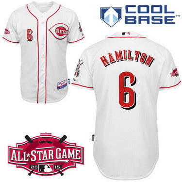 Josh Hamilton Cincinnati Reds white All-Star jersey