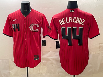 De La Cruz Cincinnati Reds red City Connect jersey