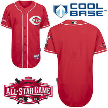 Custom Cincinnati Reds red All-Star jersey