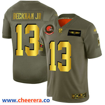 Odell Beckham Jr Cleveland Browns camo Salute To Service jersey