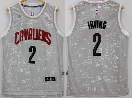 Kyrie Irving Adidas Cleveland Cavaliers gray jersey