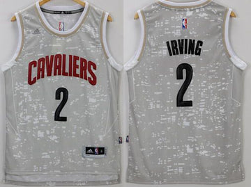Kyrie Irving Adidas Cleveland Cavaliers gray jersey