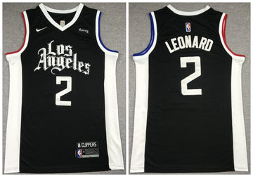 Kawhi Leonard Los Angeles Clippers black jersey