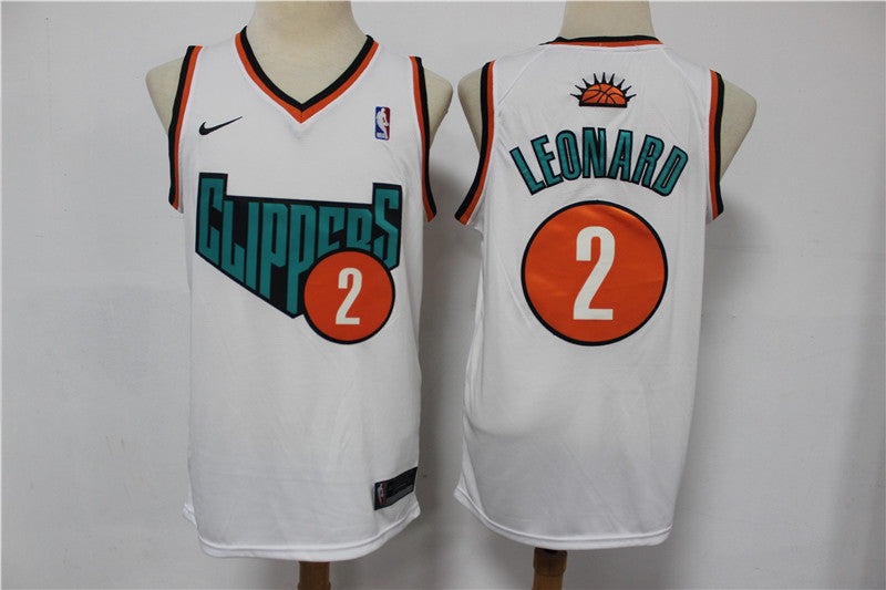 Kawhi Leonard Los Angeles Clippers white jersey