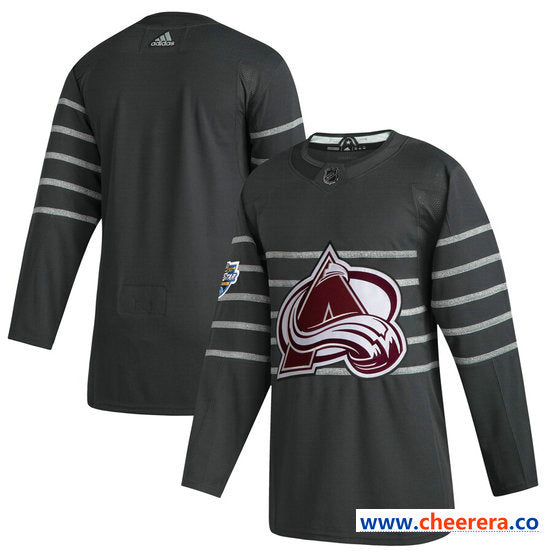 Custom Colorado Avalanche gray All-Star jersey
