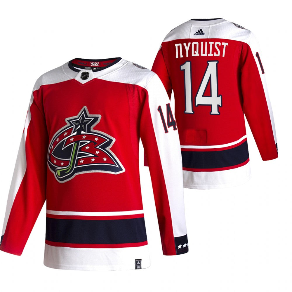 Gustav Nyquist Columbus Blue Jackets red Reverse Retro jersey