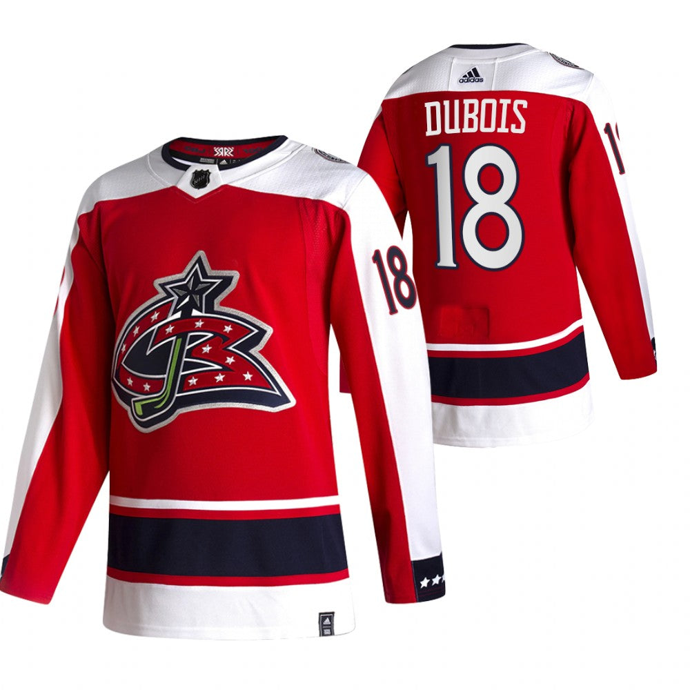 Pierre-Luc Dubois Columbus Blue Jackets red Reverse Retro jersey
