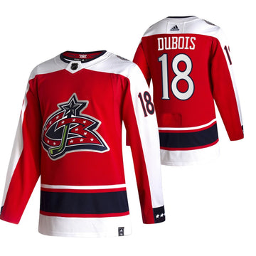 Pierre-Luc Dubois Columbus Blue Jackets red Reverse Retro jersey