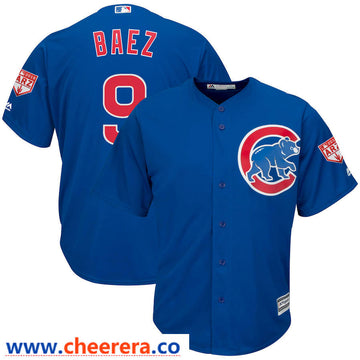 Javier Baez Chicago Cubs royal jersey