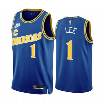 Damion Lee Golden State Warriors royal Classic jersey