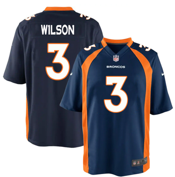 Russell Wilson Denver Broncos navy Vapor jersey