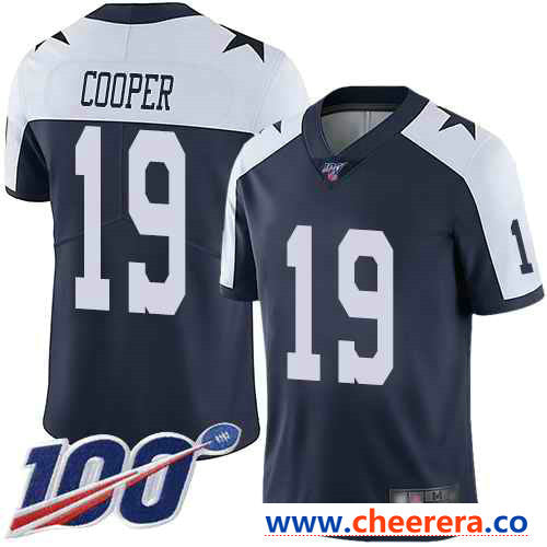 Amari Cooper Dallas Cowboys navy Vapor jersey