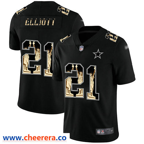 Ezekiel Elliott Dallas Cowboys black Limited jersey