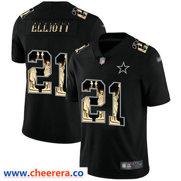 Ezekiel Elliott Dallas Cowboys black Limited jersey