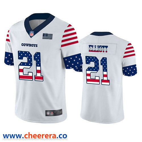 Ezekiel Elliott Dallas Cowboys white Limited jersey