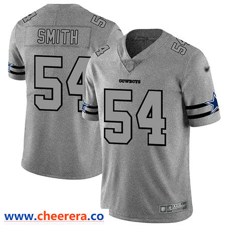Jaylon Smith Dallas Cowboys gray Limited jersey