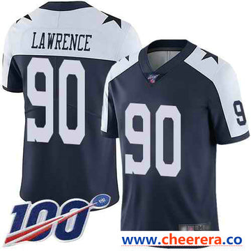 Demarcus Lawrence Dallas Cowboys navy Vapor jersey