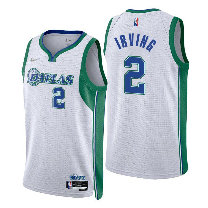Kyrie Irving Dallas Mavericks white jersey