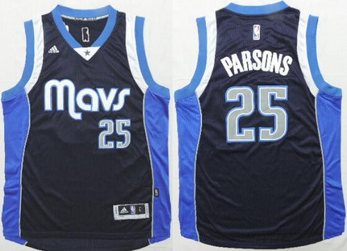 Chandler Parsons Revolution Dallas Mavericks navy jersey