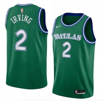 Kyrie Irving Dallas Mavericks green Classic jersey