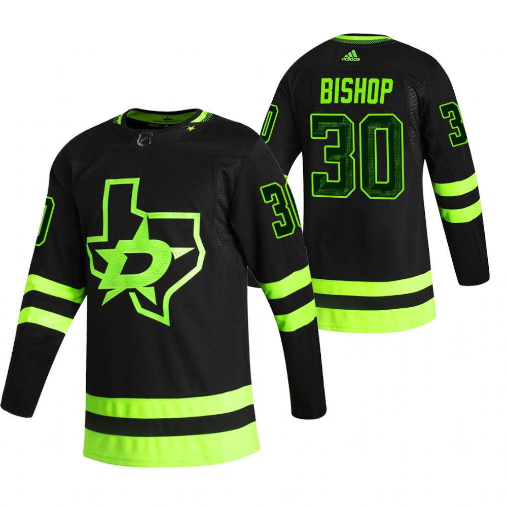 Ben Bishop Dallas Stars black Reverse Retro jersey