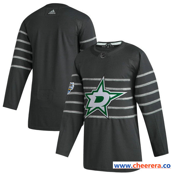 Custom Dallas Stars gray All-Star jersey
