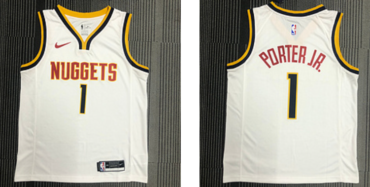 Porter Jr Denver Nuggets white jersey