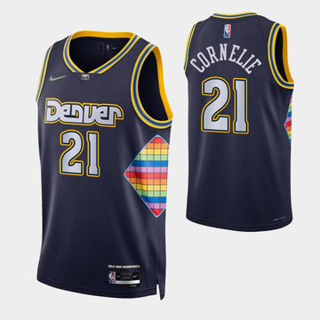 Cornelie Denver Nuggets navy jersey