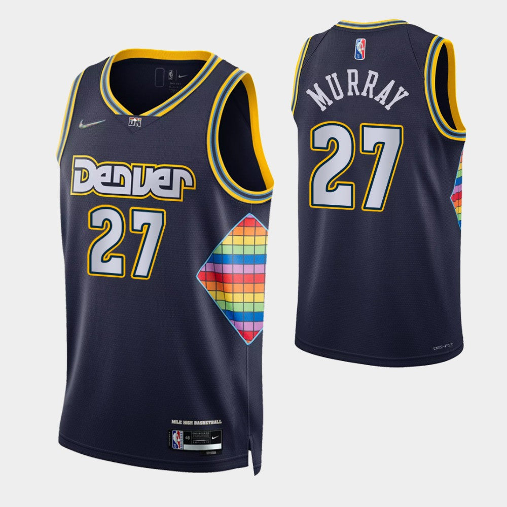 Murray Denver Nuggets navy jersey