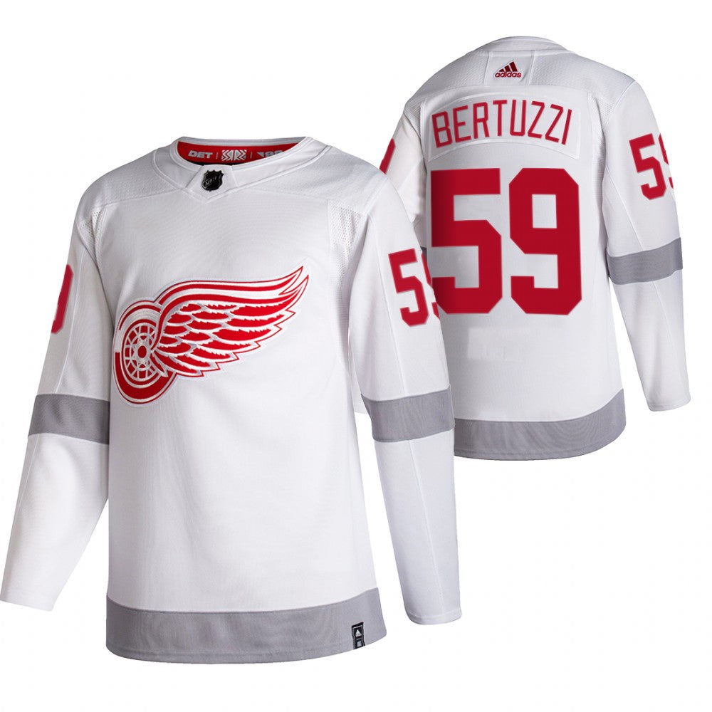 Tyler Bertuzzi Detroit Red Wings white Reverse Retro jersey