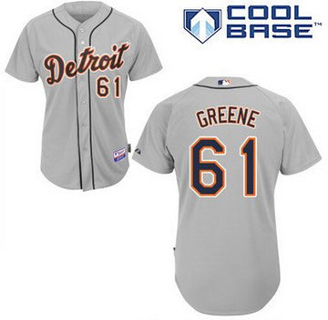 Shane Greene Detroit Tigers gray jersey