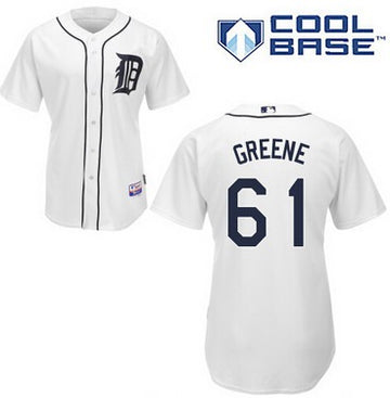 Shane Greene Detroit Tigers white jersey