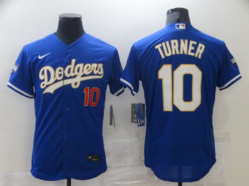 Justin Turner Los Angeles Dodgers royal jersey