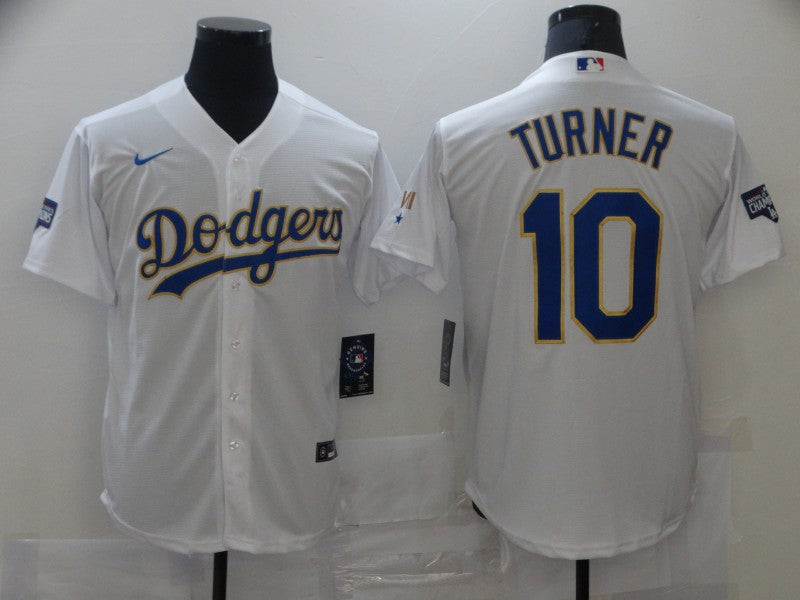 Justin Turner Los Angeles Dodgers white jersey