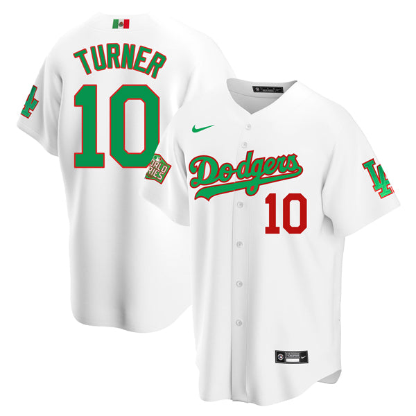 Turner Los Angeles Dodgers white jersey