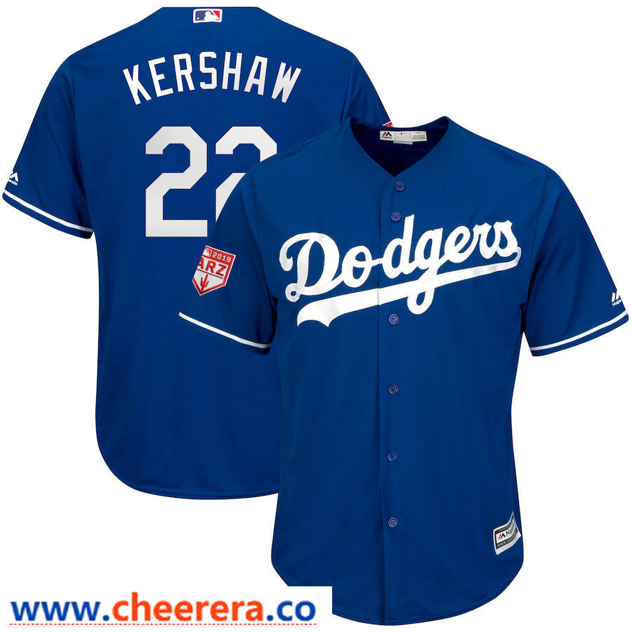 Clayton Kershaw Los Angeles Dodgers royal jersey