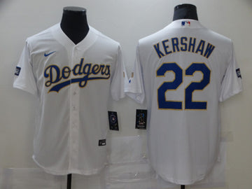Clayton Kershaw Los Angeles Dodgers white jersey