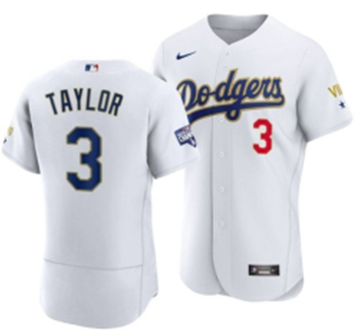 Taylor Los Angeles Dodgers white jersey