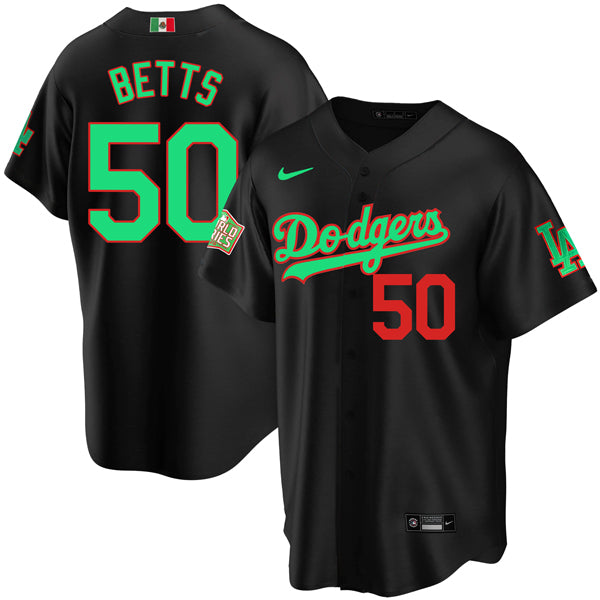 Betts Los Angeles Dodgers black jersey
