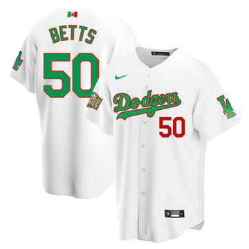Betts Los Angeles Dodgers white jersey