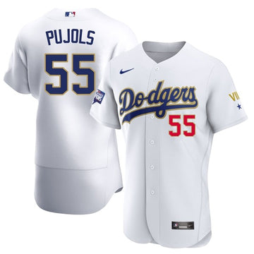 Pujols Los Angeles Dodgers white jersey
