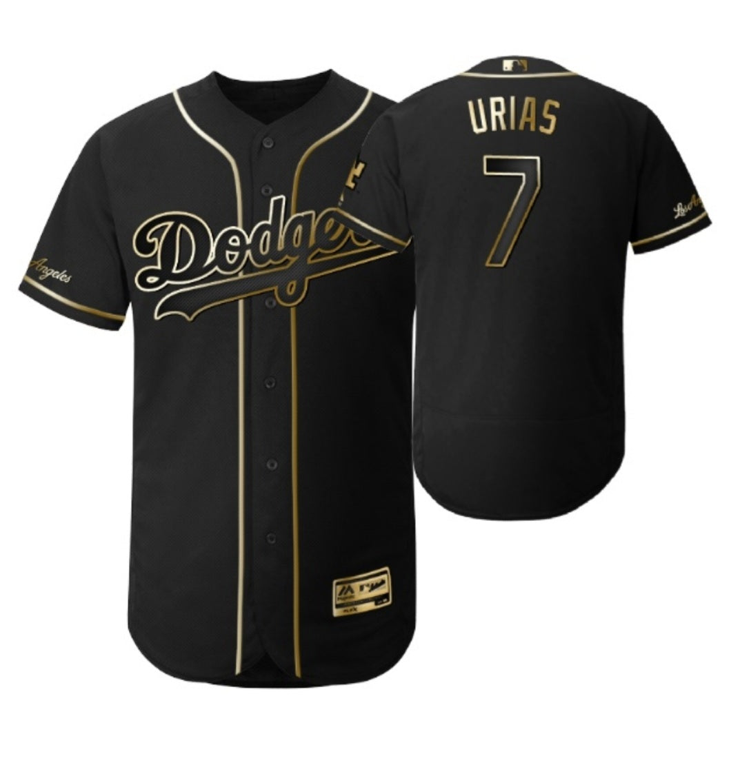 Julio Urias Los Angeles Dodgers black jersey
