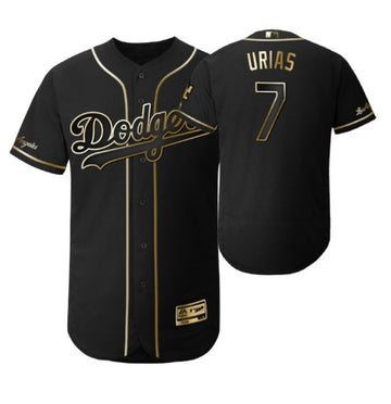 Julio Urias Los Angeles Dodgers black jersey