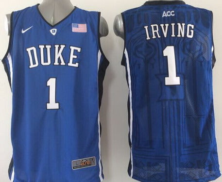 Kyrie Irving Duke Blue Devils blue jersey